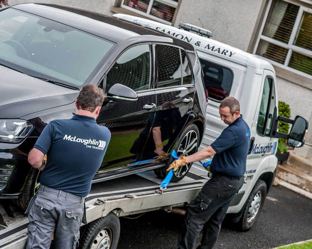 Loading on a single car